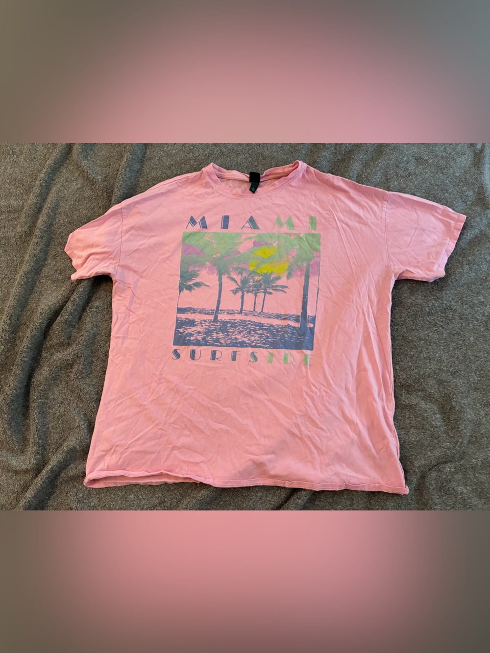 wild fable Pink Miami Surfside Graphic Tee